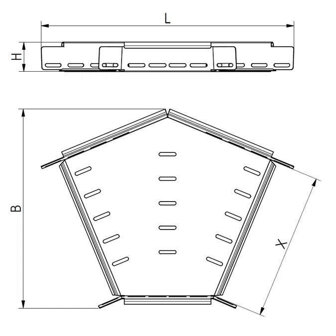 Winkel 45° NW 100 x 110 ZMA