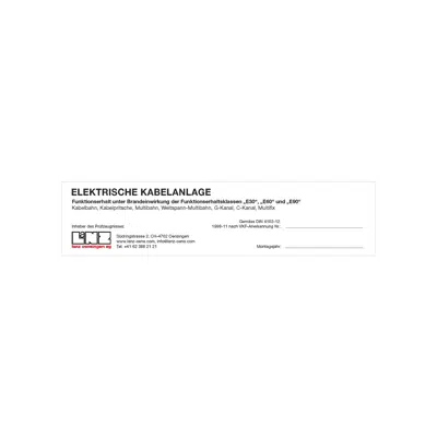 Image pour Autocollant maintien de fonction, en Allemand