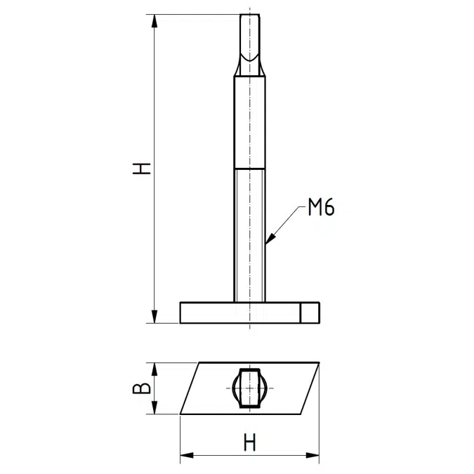 BIM objects - Free download! Ordnungs-Trennbolzen A4, 1.4404 zu KP/WSMB ...