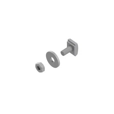 Image for Hammerkopf-Schraubengarnitur M10 x 20 A4, 1.4404