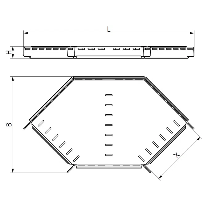 Winkel 90° NW 100 x 60 ZMA