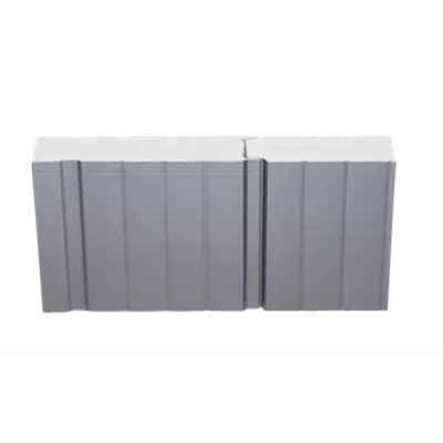 imazhi i Monowall sandwich panel with polyurethane insulation