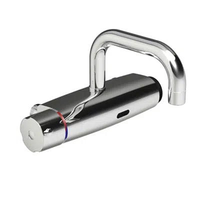 Tronic Basin mixer WMS wallmounted 160 c/c with spout mounted above için görüntü