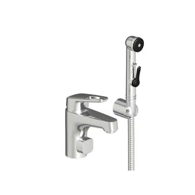 Image pour Siljan Basin mixer with dish washer valve and hand shower