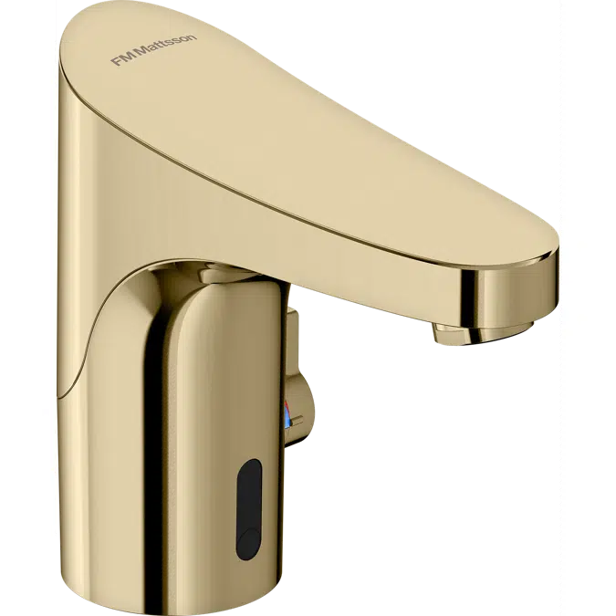 9000E Tronic Basin Mixer with temperature handle