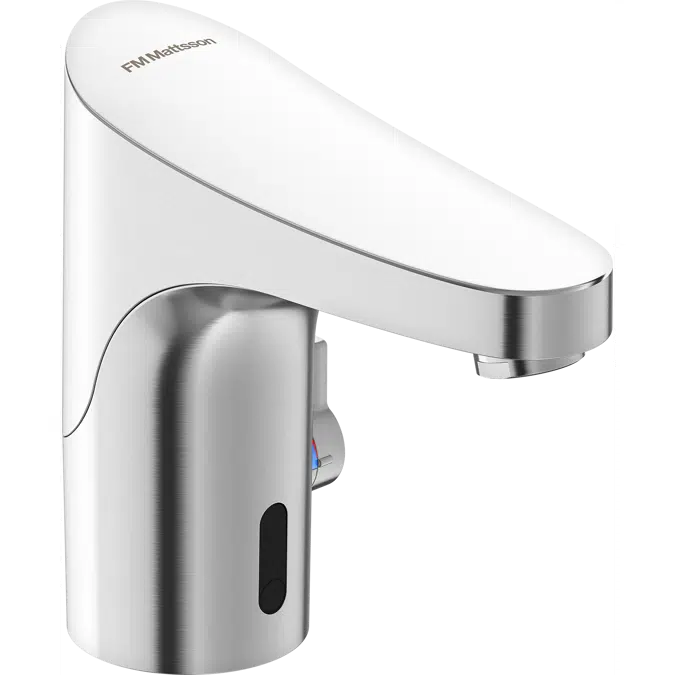 9000E Tronic Basin Mixer with temperature handle