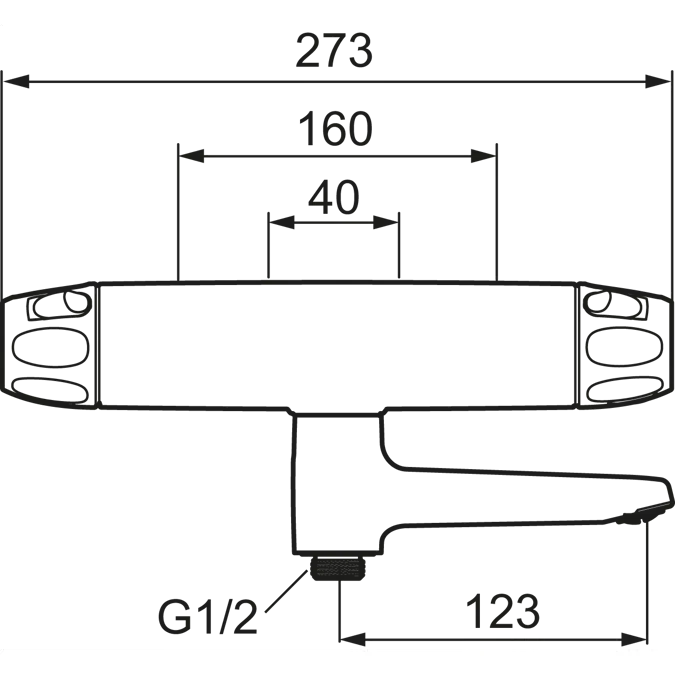 9000XE Bath/Shower mixer 