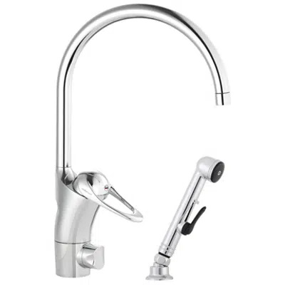 9000E II Kitchen Mixer with self-closing handshower and DW-connection
