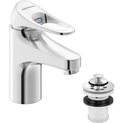 Image for 9000XE Basin mixer with strainer waste