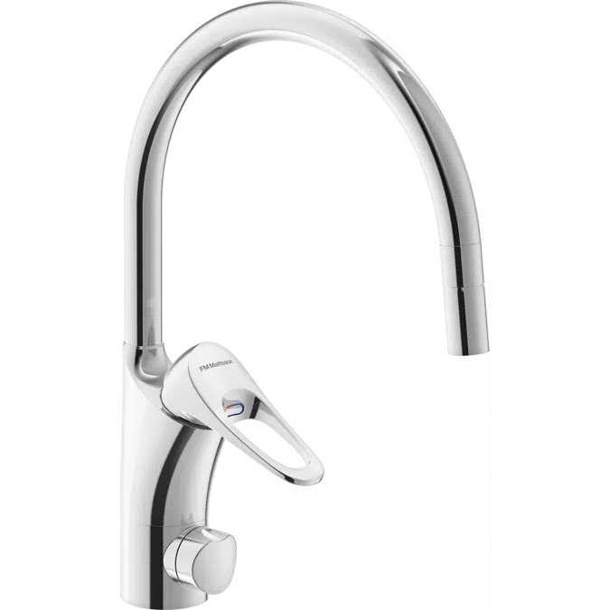 9000XE Kitchen mixer with dishwasher valve C-spout