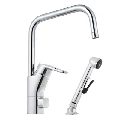 Siljan Kitchen Mixer with self-closing handshower and Dw-connector