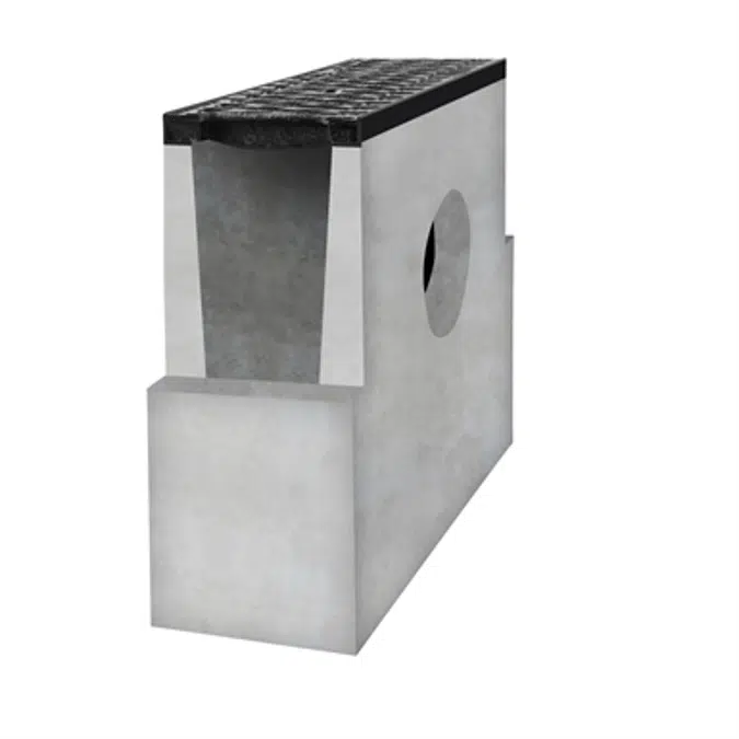 Concrete trash box V150 class D400