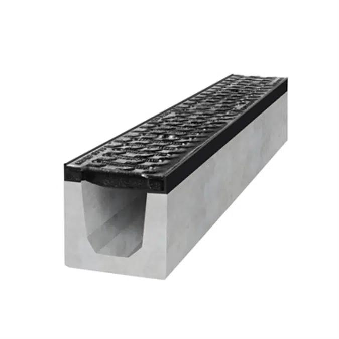 Concrete drainage channel V100 class D400