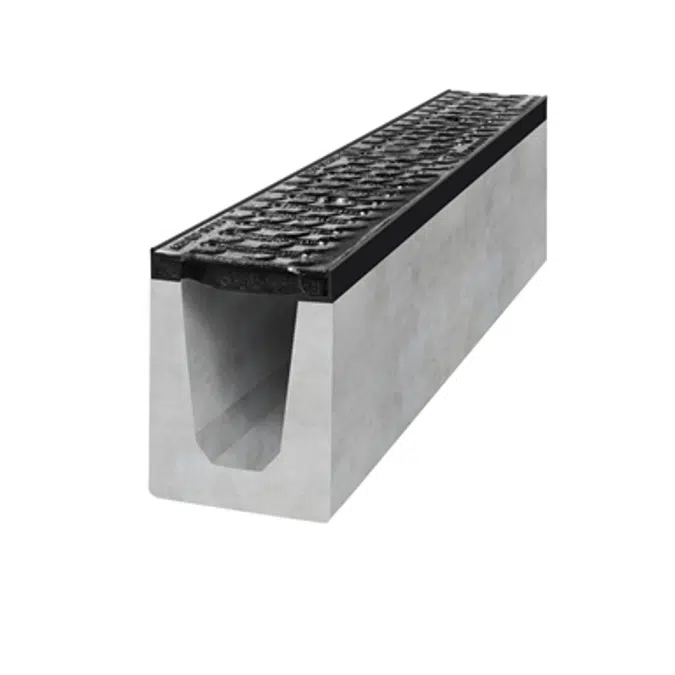 Concrete drainage channel V100 class D400