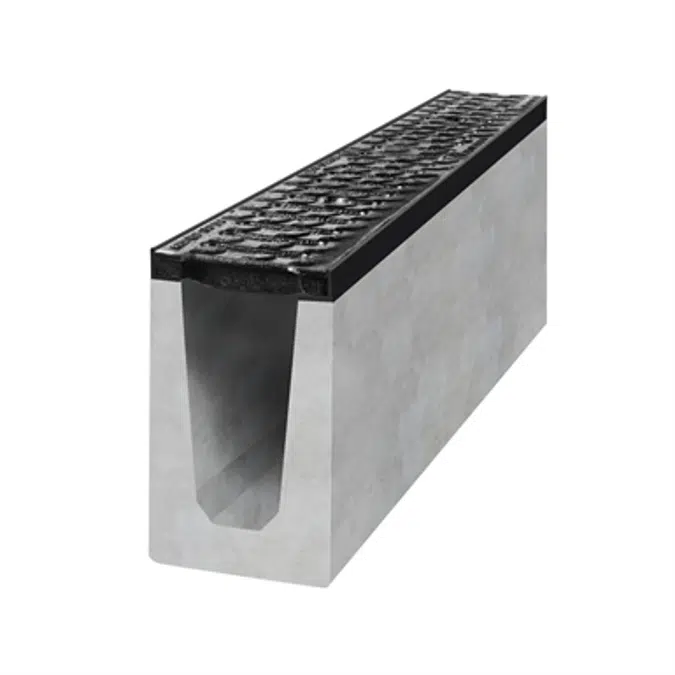 Concrete drainage channel V100 class D400