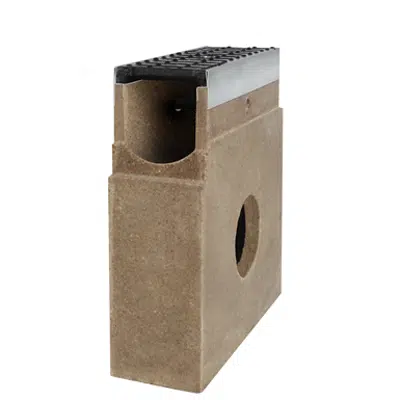 imagem para Polymer concrete trash box V100 class C250