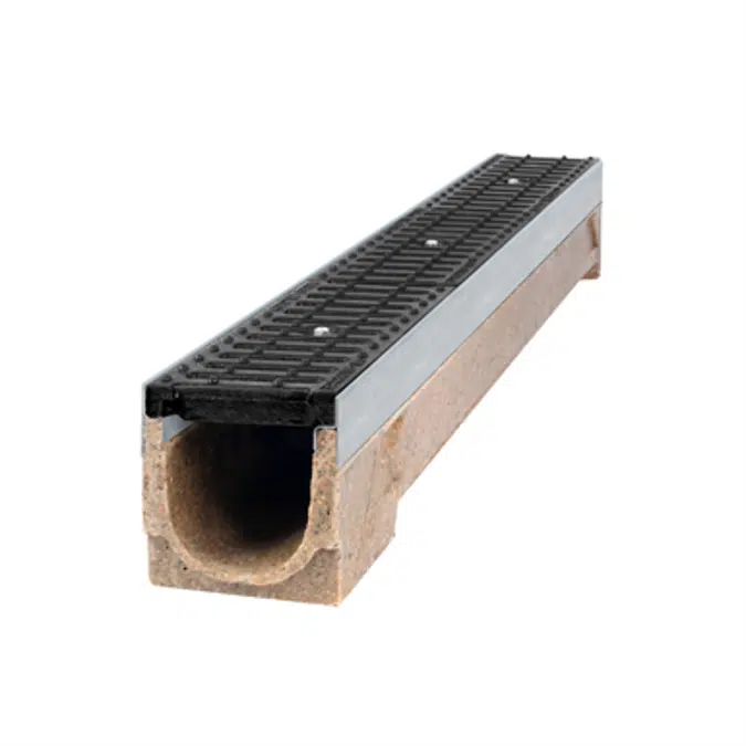 Polymer concrete drainage channel V100 class B125