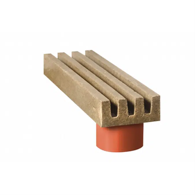 Polymer channel for underground car parks class A15-F900