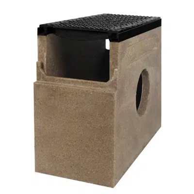 Polymer concrete trash box V200 class D400图像