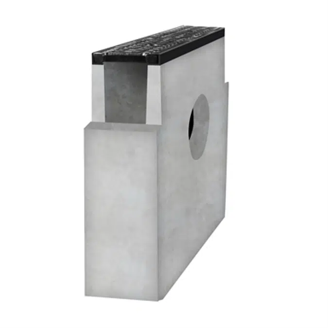 Concrete trash box V100 class B125