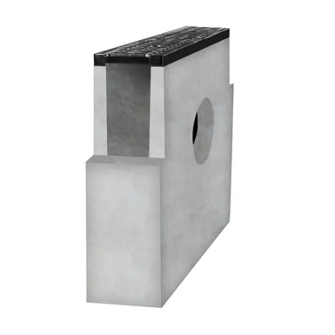 Concrete trash box V100 class B125