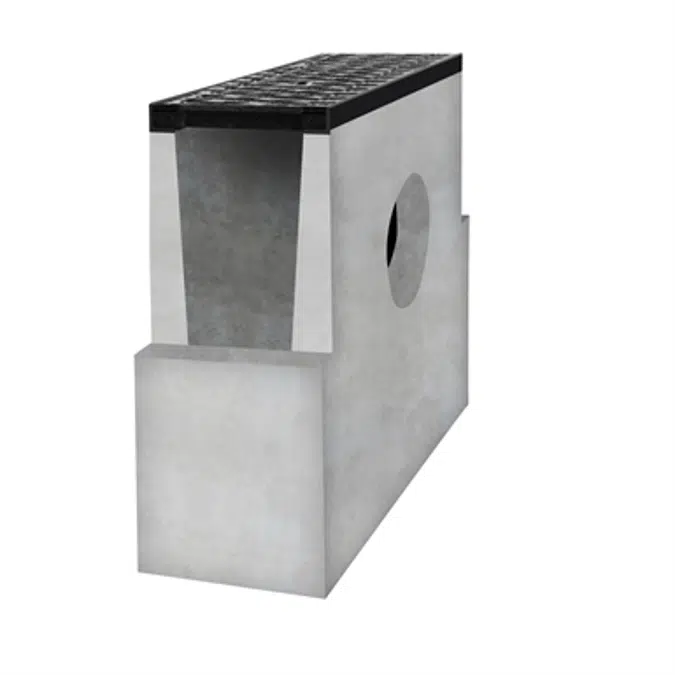 Concrete trash box V150 class B125