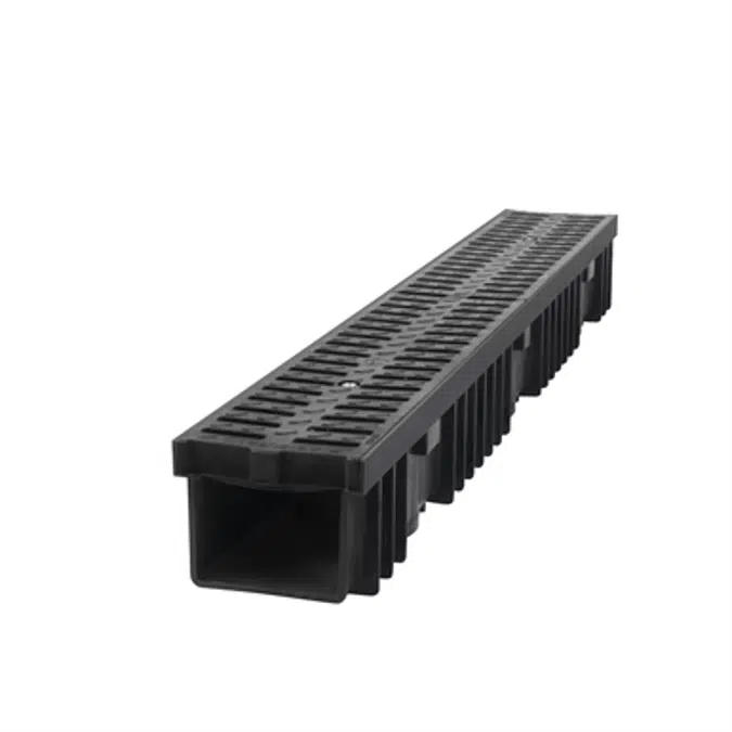 Plastic channel PP V100 class B125