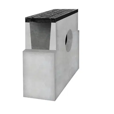 Image pour Concrete Monolite Trash Box TC class D400