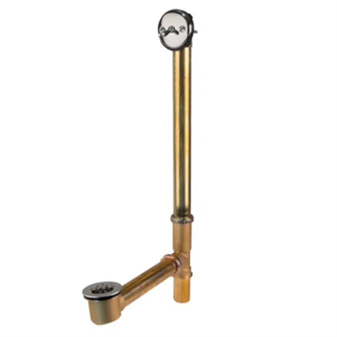 American Valve Deep Tub Bath Drain with Trip Lever