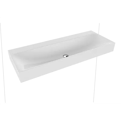 Image for SILENIO WALL-HUNG DOUBLE WASHBASIN 1200x460x120 Mod. 3046-D