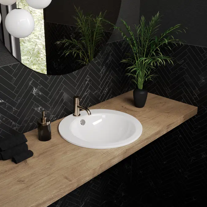 OBJECT R BUILT-IN WASHBASIN Ø475 Mod. 3199