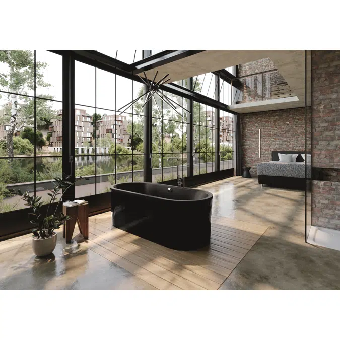 CLASSIC DUO OVAL freestanding 1800x800x1800 Mod. 111-7