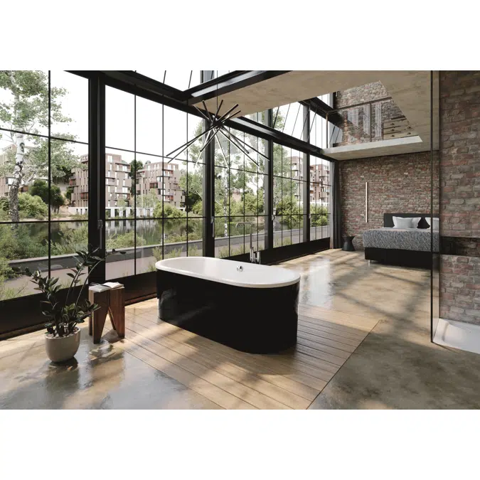 CLASSIC DUO OVAL freestanding 1800x800x1800 Mod. 111-7