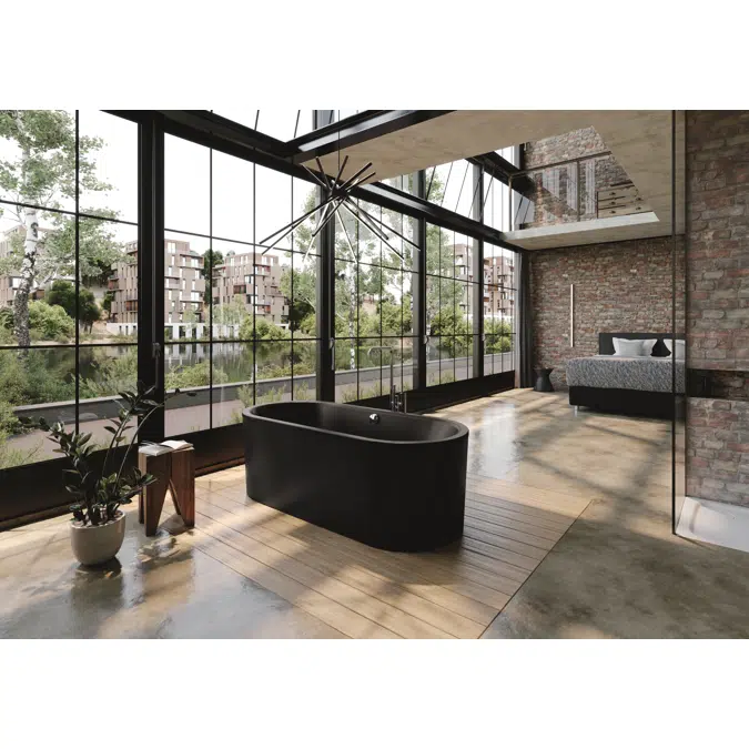 CLASSIC DUO OVAL freestanding 1800x800x1800 Mod. 111-7