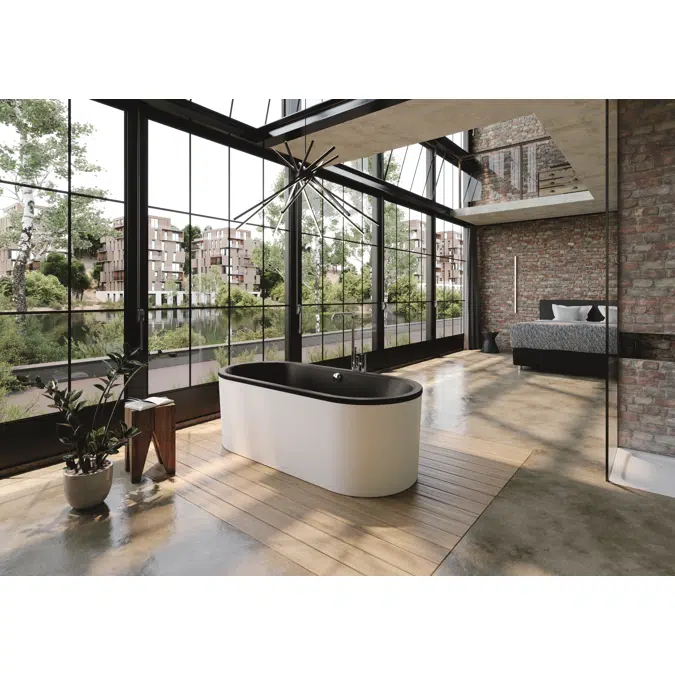 CLASSIC DUO OVAL freestanding 1800x800x1800 Mod. 111-7