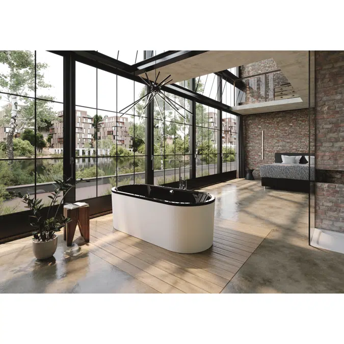 CLASSIC DUO OVAL freestanding 1800x800x1800 Mod. 111-7