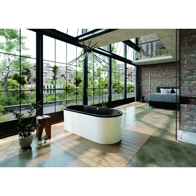 CLASSIC DUO OVAL freestanding 1800x800x420 Mod. 111-7