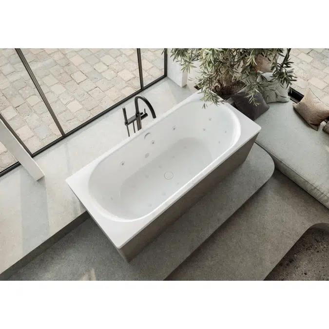 CLASSIC DUO Whirl mit COMBIMASSAGE BODY & SOUL 
1700 x 750 x 430