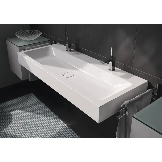 CONOWALL-HUNG DOUBLE WASHBASIN 1200x500x120 Mod. 3091-D