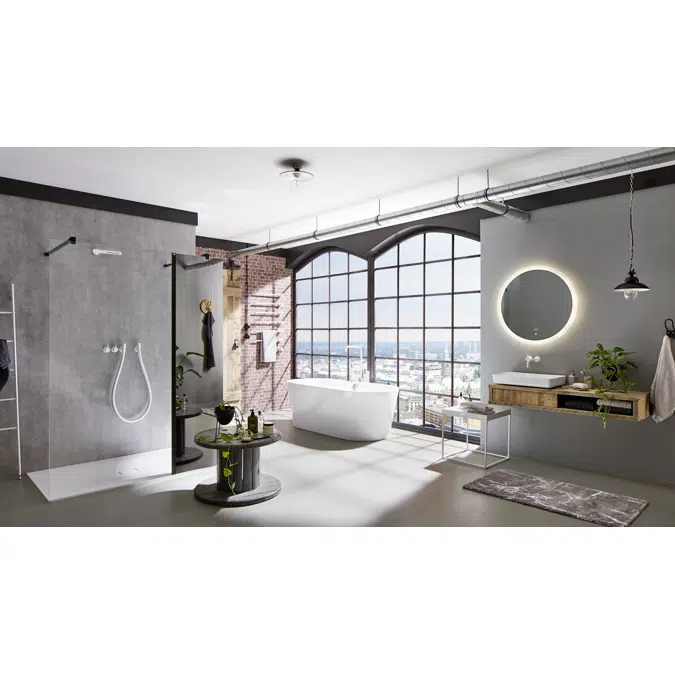 CONOFLAT with extra flat tub support 800x1500 Mod. 855-5