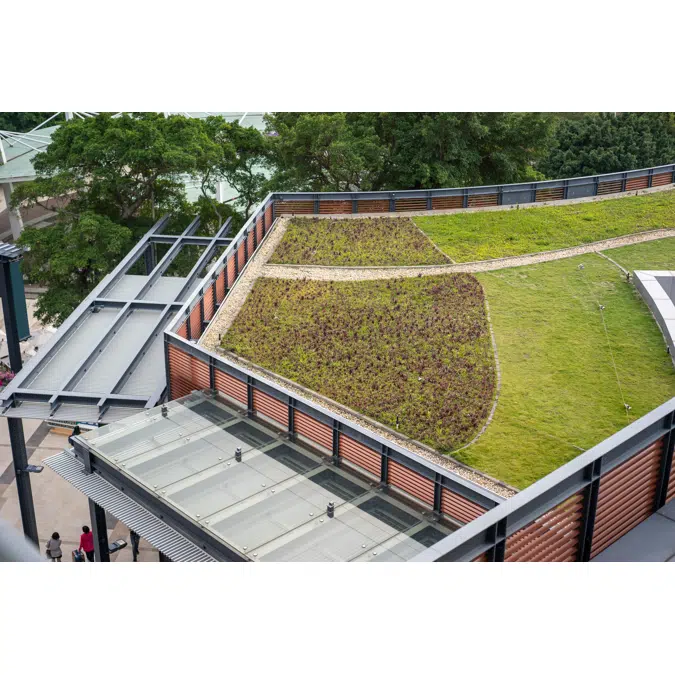 Green Roof waterproofing with polyurethane-bituminous liquid waterproofing membrane ISOFLEX-PU 560 BT