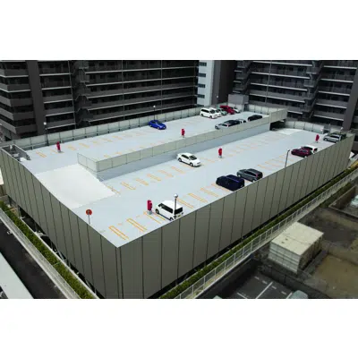 изображение для Open car park waterproofing with hot spray-applied pure polyurea ISOMAT-PUA 1360 and TOPCOAT-PAS 760