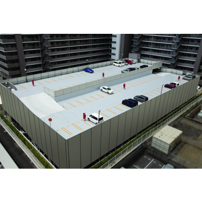 Image pour Open car park waterproofing with hot spray-applied pure polyurea ISOMAT-PUA 1360 and TOPCOAT-PAS 760