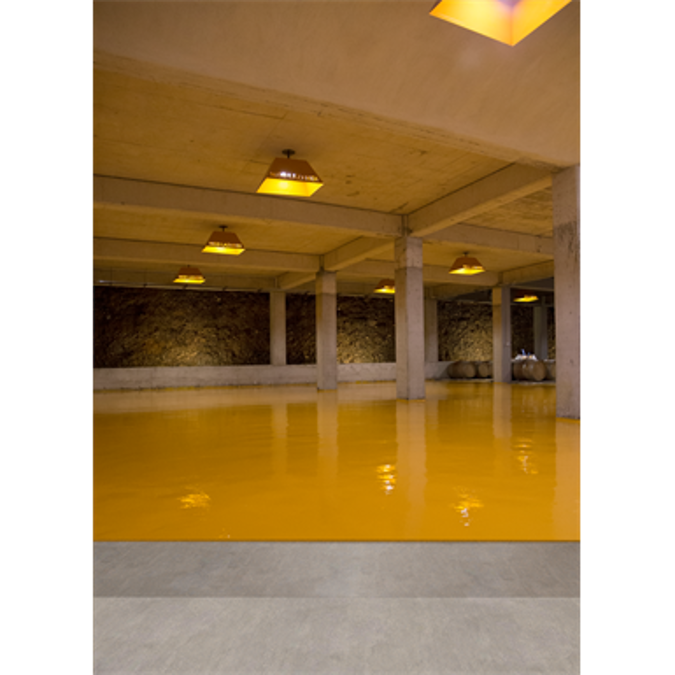 Smooth, self-leveling, solvent-free epoxy-flooring for industry, garages, hotels with DUROFLOOR 11