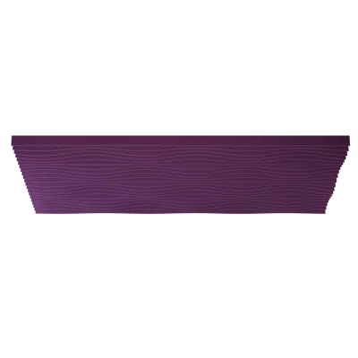 Image for Acoustic Ceiling Baffle Wave Sine Bespoke