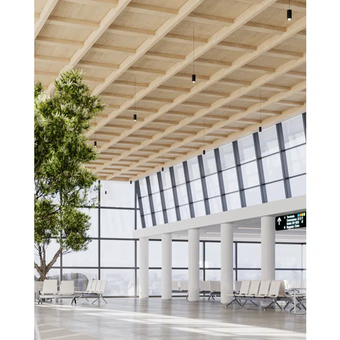 Acoustic Ceiling Grid Modular Mero