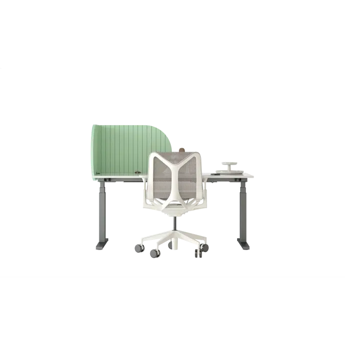 Acoustic Desk Division Half Moon