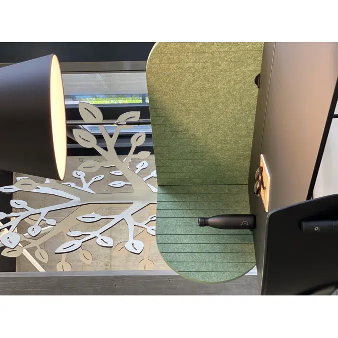 Acoustic Desk Division Half Moon