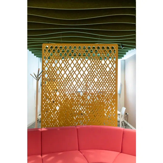 Acoustic Ceiling Baffle Wave Modular