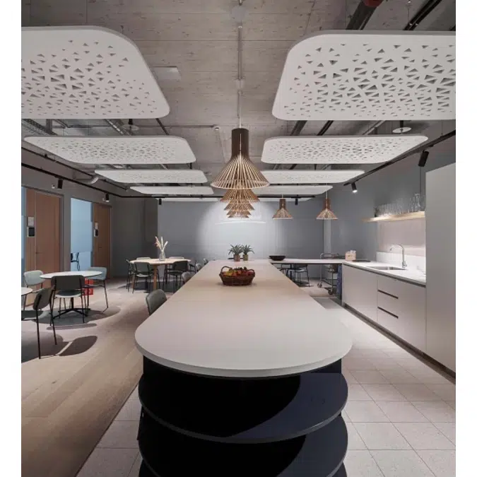 Acoustic Ceiling Panel Rectangle Web